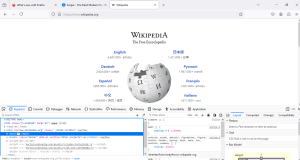 کار با firefox developer tool